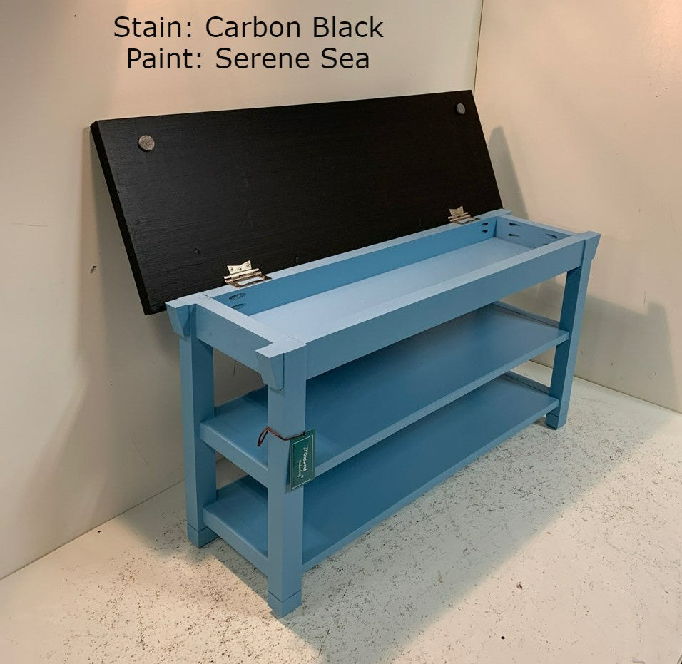 2 Shelf Storage Top Bench